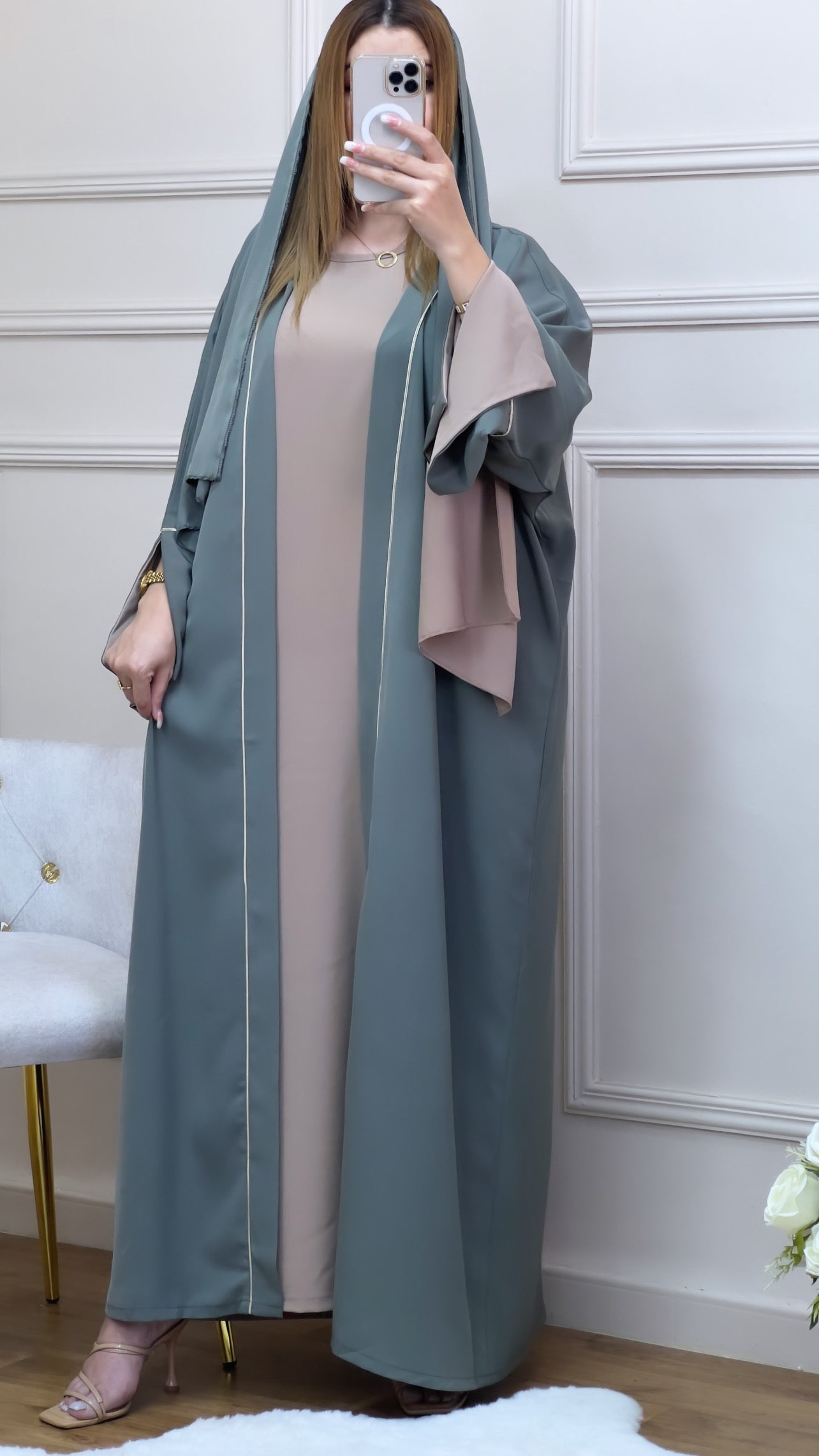 Ensemble (Abaya+Sous Abaya+Foulard)