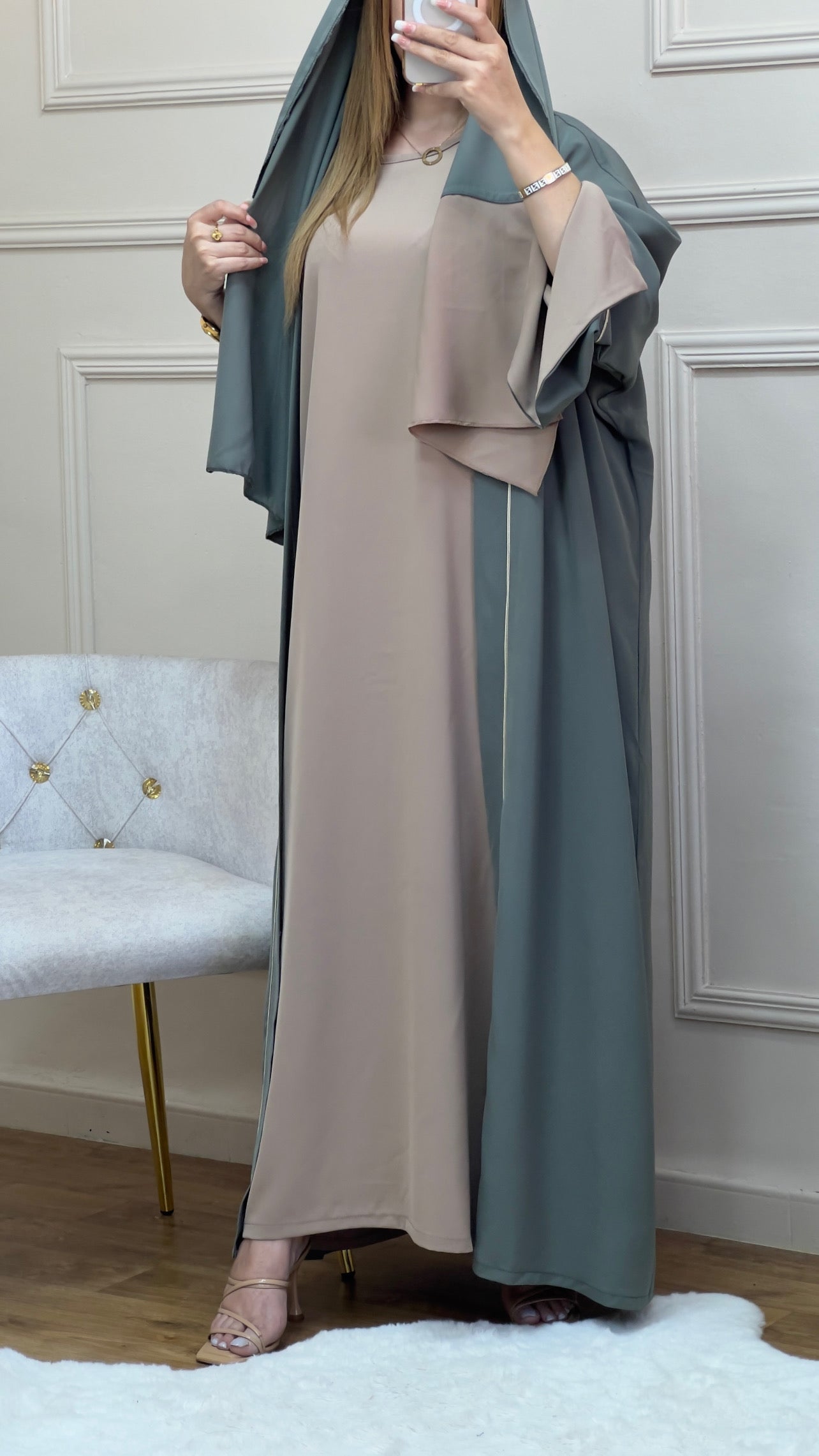 Ensemble (Abaya+Sous Abaya+Foulard)