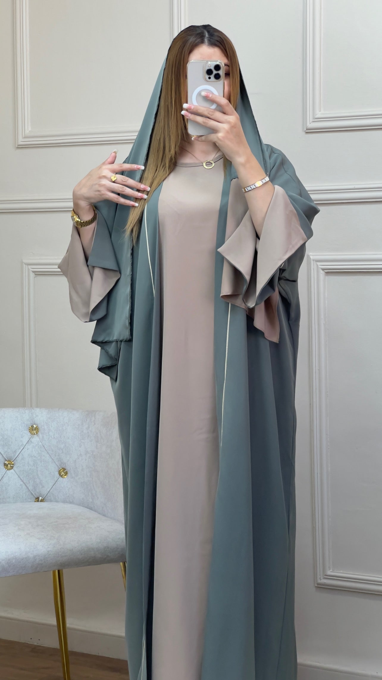 Ensemble (Abaya+Sous Abaya+Foulard)