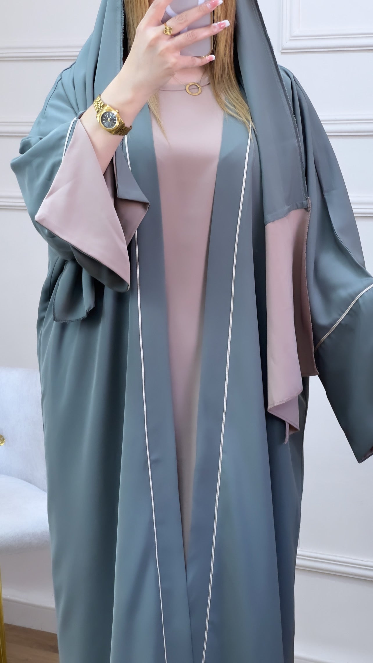 Ensemble (Abaya+Sous Abaya+Foulard)