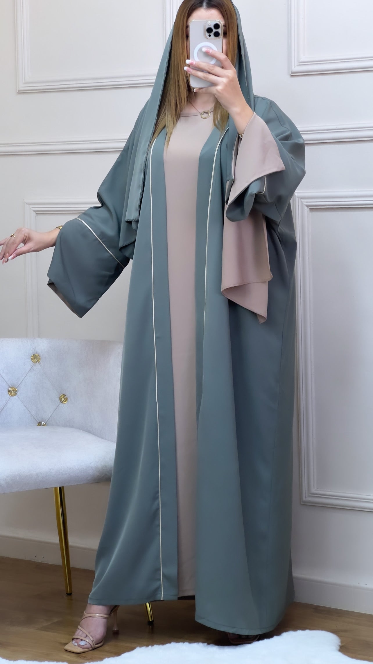 Ensemble (Abaya+Sous Abaya+Foulard)