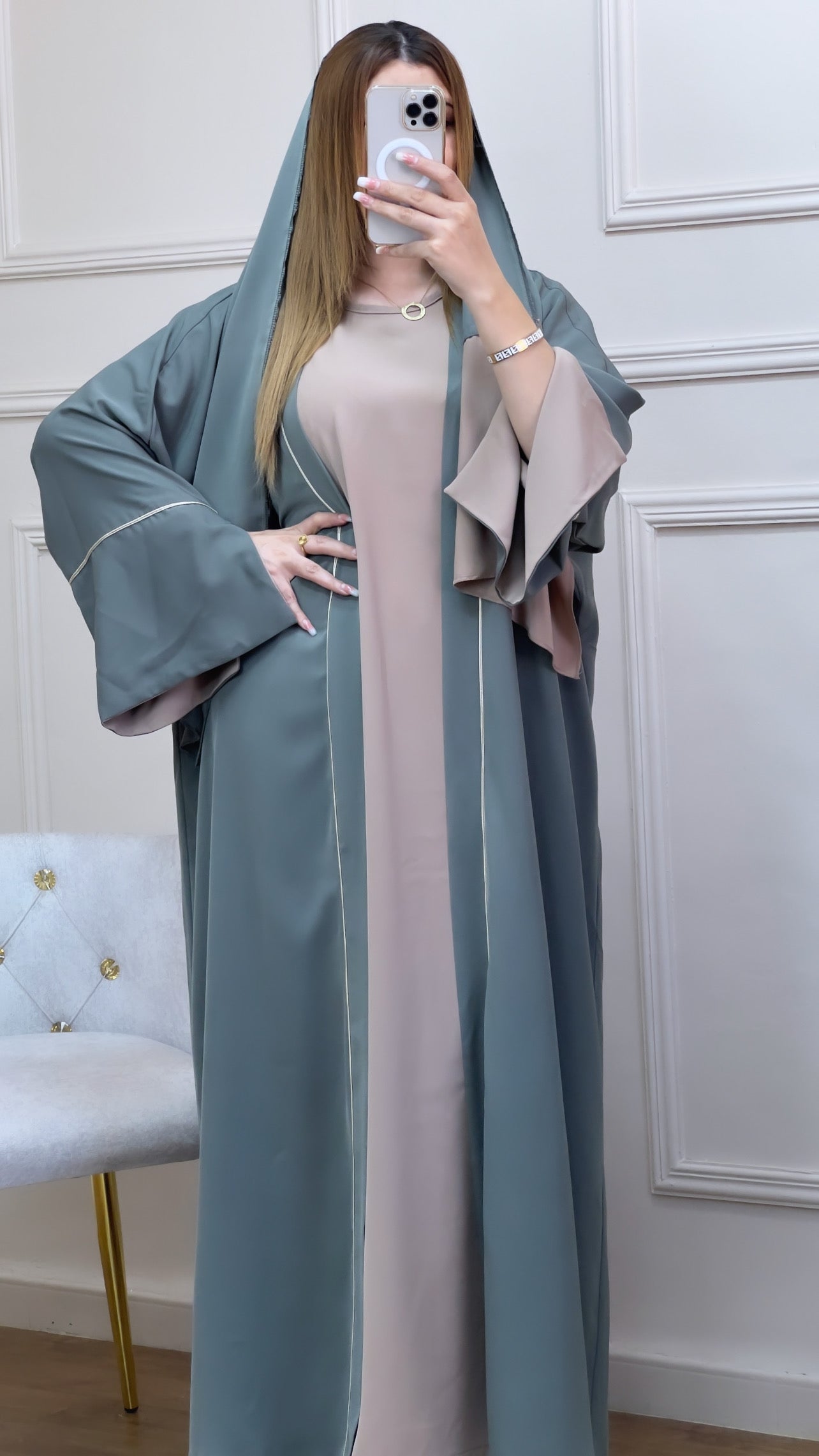 Ensemble (Abaya+Sous Abaya+Foulard)