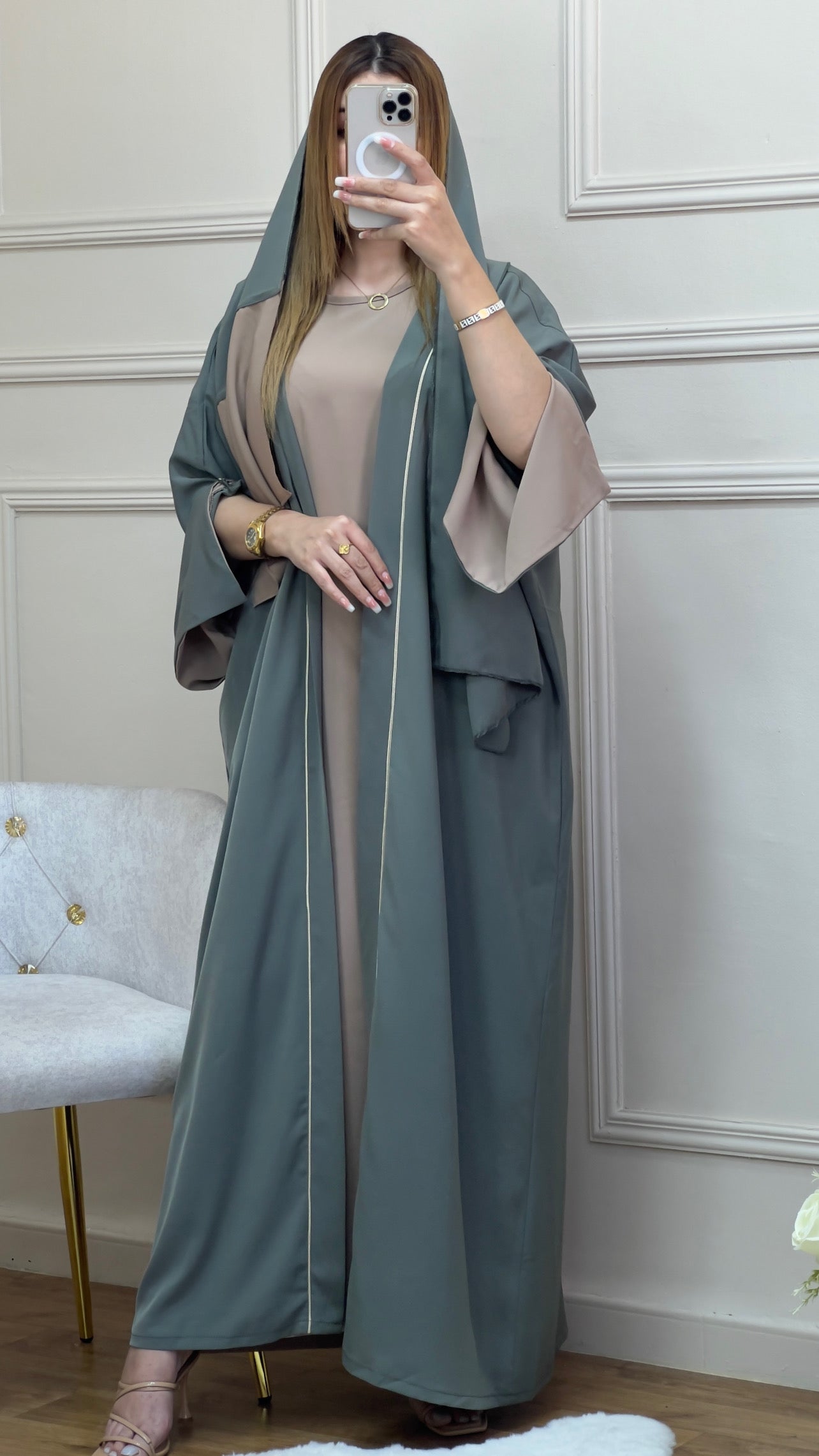 Ensemble (Abaya+Sous Abaya+Foulard)